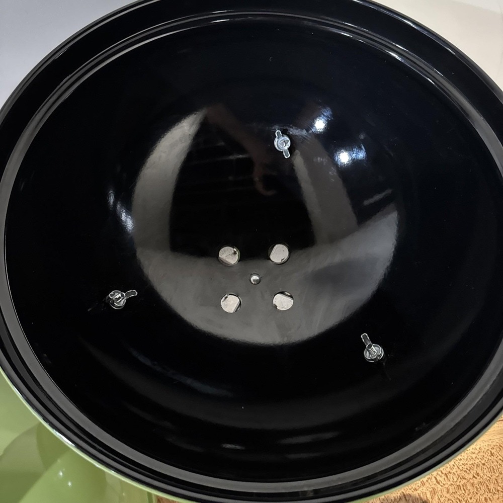Weber Smokey Joe Premium 14" Mini Charcoal Grill - Rare Lime Green - Brand NEW - Picture 7 of 10